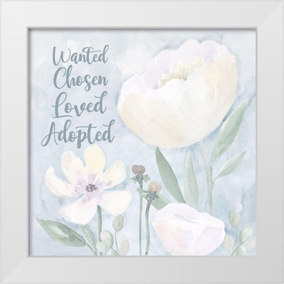 Reed, Tara 12x12 White Modern Wood Framed Museum Art Print Titled - Adoption  Repose II-Wanted