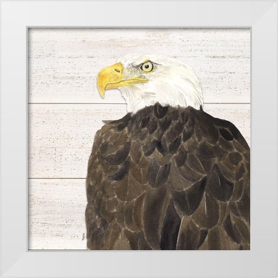 Reed, Tara 12x12 White Modern Wood Framed Museum Art Print Titled - Let Freedom Soar II