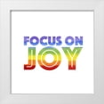 thumbnail image 1 of Reed, Tara 12x12 White Modern Wood Framed Museum Art Print Titled - Rainbows V-Focus on  Joy, 1 of 4