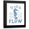 thumbnail image 1 of Reed, Tara 12x14 Black Modern Framed Museum Art Print Titled - Deep Blue Sea XII on White, 1 of 5