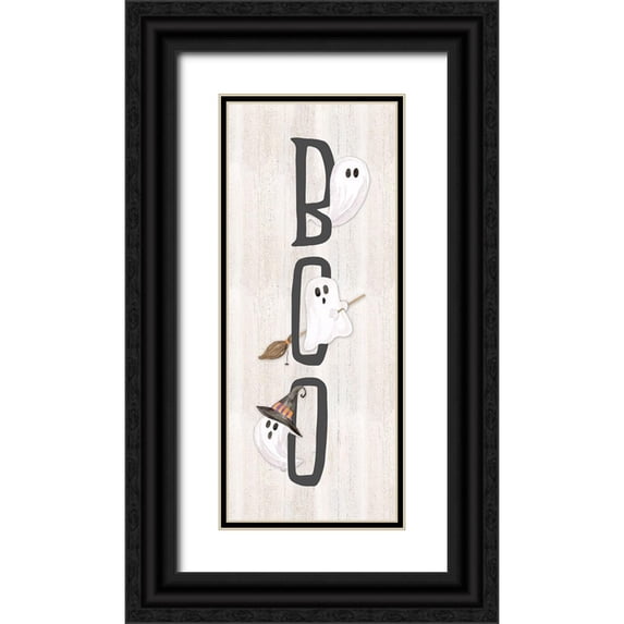 Reed, Tara 12x24 Black Ornate Wood Framed with Double Matting Museum Art Print Titled - Sit a Spell Sentiment vertical I-Boo