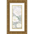 thumbnail image 1 of Reed, Tara 12x24 Gold Ornate Wood Framed with Double Matting Museum Art Print Titled - Peaceful Repose Gray Panel II, 1 of 4
