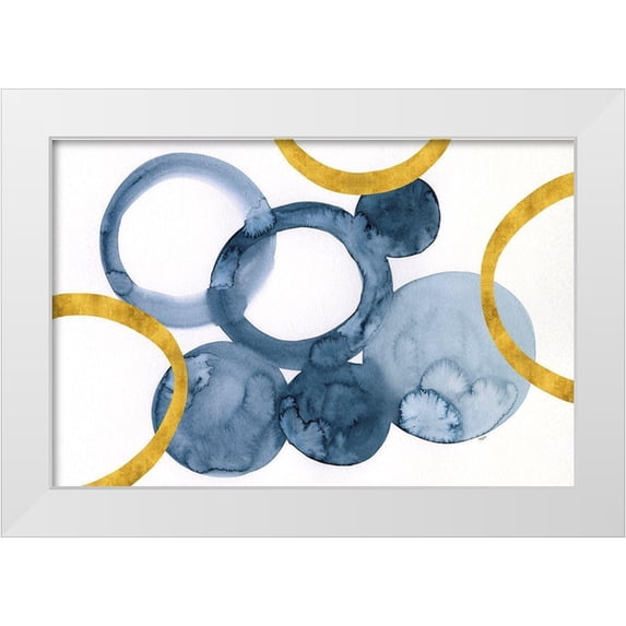 Reed, Tara 14x11 White Modern Wood Framed Museum Art Print Titled - Deep Blue Sea XXIV