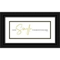 thumbnail image 1 of Reed, Tara 14x8 Black Ornate Wood Framed with Double Matting Museum Art Print Titled - Laundry Art panel III-Single Sock, 1 of 4