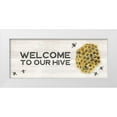 thumbnail image 1 of Reed, Tara 14x8 White Modern Wood Framed Museum Art Print Titled - Bees Life panel II, 1 of 4