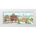 thumbnail image 1 of Reed, Tara 14x8 White Modern Wood Framed Museum Art Print Titled - Christmas Village panel I, 1 of 4