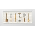 thumbnail image 1 of Reed, Tara 14x8 White Modern Wood Framed Museum Art Print Titled - Vintage Kitchen Utensils Panel, 1 of 4