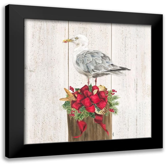 Reed, Tara 15x15 Black Modern Framed Museum Art Print Titled - Christmas on the Coast IV
