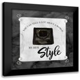 thumbnail image 1 of Reed, Tara 15x15 Black Modern Framed Museum Art Print Titled - Fashion Humor XII-By Her Style, 1 of 5