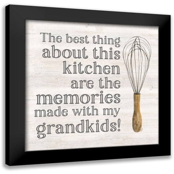 Reed, Tara 15x15 Black Modern Framed Museum Art Print Titled - Grandparent Life VII-Memories