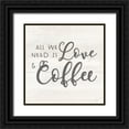 thumbnail image 1 of Reed, Tara 15x15 Black Ornate Wood Framed with Double Matting Museum Art Print Titled - Coffee Kitchen Humor III-Coffee, 1 of 4
