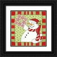 thumbnail image 1 of Reed, Tara 15x15 Black Ornate Wood Framed with Double Matting Museum Art Print Titled - Sentimental Snowmen II, 1 of 4