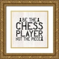 thumbnail image 1 of Reed, Tara 15x15 Gold Ornate Wood Framed with Double Matting Museum Art Print Titled - Chess Sentiment I-Player, 1 of 4