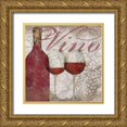 thumbnail image 1 of Reed, Tara 15x15 Gold Ornate Wood Framed with Double Matting Museum Art Print Titled - Vino and Vin I, 1 of 4