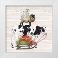 thumbnail image 1 of Reed, Tara 15x15 White Modern Wood Framed Museum Art Print Titled - Christmas on the Farm VII-Trio Facing right, 1 of 4