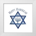 thumbnail image 1 of Reed, Tara 15x15 White Modern Wood Framed Museum Art Print Titled - Festival of Lights III-Happy Hanukkah, 1 of 4