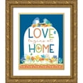 thumbnail image 1 of Reed, Tara 15x18 Gold Ornate Wood Framed with Double Matting Museum Art Print Titled - Happy at Home XXI, 1 of 4
