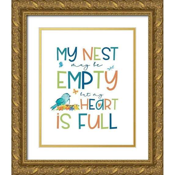 Reed, Tara 15x18 Gold Ornate Wood Framed with Double Matting Museum Art Print Titled - Happy at Home XXVIII