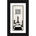 thumbnail image 1 of Reed, Tara 15x32 Black Ornate Wood Framed with Double Matting Museum Art Print Titled - Rather be Playing Chess panel II-Learn More, 1 of 4