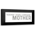 thumbnail image 1 of Reed, Tara 18x10 Black Modern Framed Museum Art Print Titled - Mother Sentiments panel II-Teacher, 1 of 5