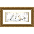 thumbnail image 1 of Reed, Tara 18x10 Gold Ornate Wood Framed with Double Matting Museum Art Print Titled - Birds of the Coast Rustic Panel, 1 of 4