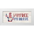 thumbnail image 1 of Reed, Tara 18x10 White Modern Wood Framed Museum Art Print Titled - Patriotic Gnomes panel I-Land of the Free, 1 of 4