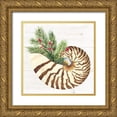 thumbnail image 1 of Reed, Tara 20x20 Gold Ornate Wood Framed with Double Matting Museum Art Print Titled - Christmas by the Sea Nautilus square, 1 of 4