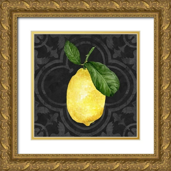 Reed, Tara 20x20 Gold Ornate Wood Framed with Double Matting Museum Art Print Titled - Live with Zest II