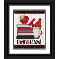 thumbnail image 1 of Reed, Tara 20x24 Black Ornate Wood Framed with Double Matting Museum Art Print Titled - Teacher Gnomes portrait II-Time to Learn, 1 of 4