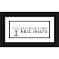 thumbnail image 1 of Reed, Tara 24x12 Black Ornate Wood Framed with Double Matting Museum Art Print Titled - Golf Days neutral panel II-More Greens, 1 of 4