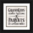 thumbnail image 1 of Reed, Tara 26x26 Black Ornate Wood Framed with Double Matting Museum Art Print Titled - Grandparent Life X-Parents by Appointment, 1 of 4