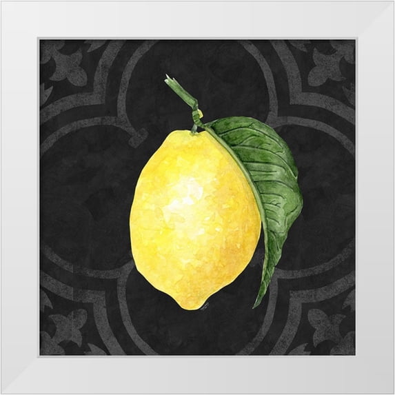 Reed, Tara 26x26 White Modern Wood Framed Museum Art Print Titled - Live with Zest IV