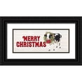 thumbnail image 1 of Reed, Tara 32x15 Black Ornate Wood Framed with Double Matting Museum Art Print Titled - Christmas on the Farm-Merry Christmas, 1 of 4