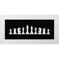 thumbnail image 1 of Reed, Tara 32x15 White Modern Wood Framed Museum Art Print Titled - Chess Piece panel black, 1 of 4