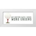 thumbnail image 1 of Reed, Tara 32x15 White Modern Wood Framed Museum Art Print Titled - Golf Days neutral panel II-More Greens, 1 of 4