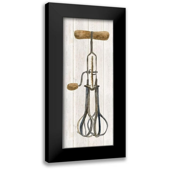 Reed, Tara 8x14 Black Modern Framed Museum Art Print Titled - Vintage Kitchen Egg Beater