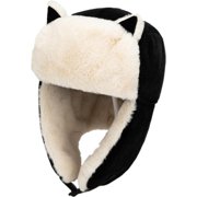 ReedCA Winter Trapper Hat ، الروسية Ushanka Trooper Aviator Hats for Girl & Women ، Snow Eskimo Hat with Ear Flaps for Cold Weather.