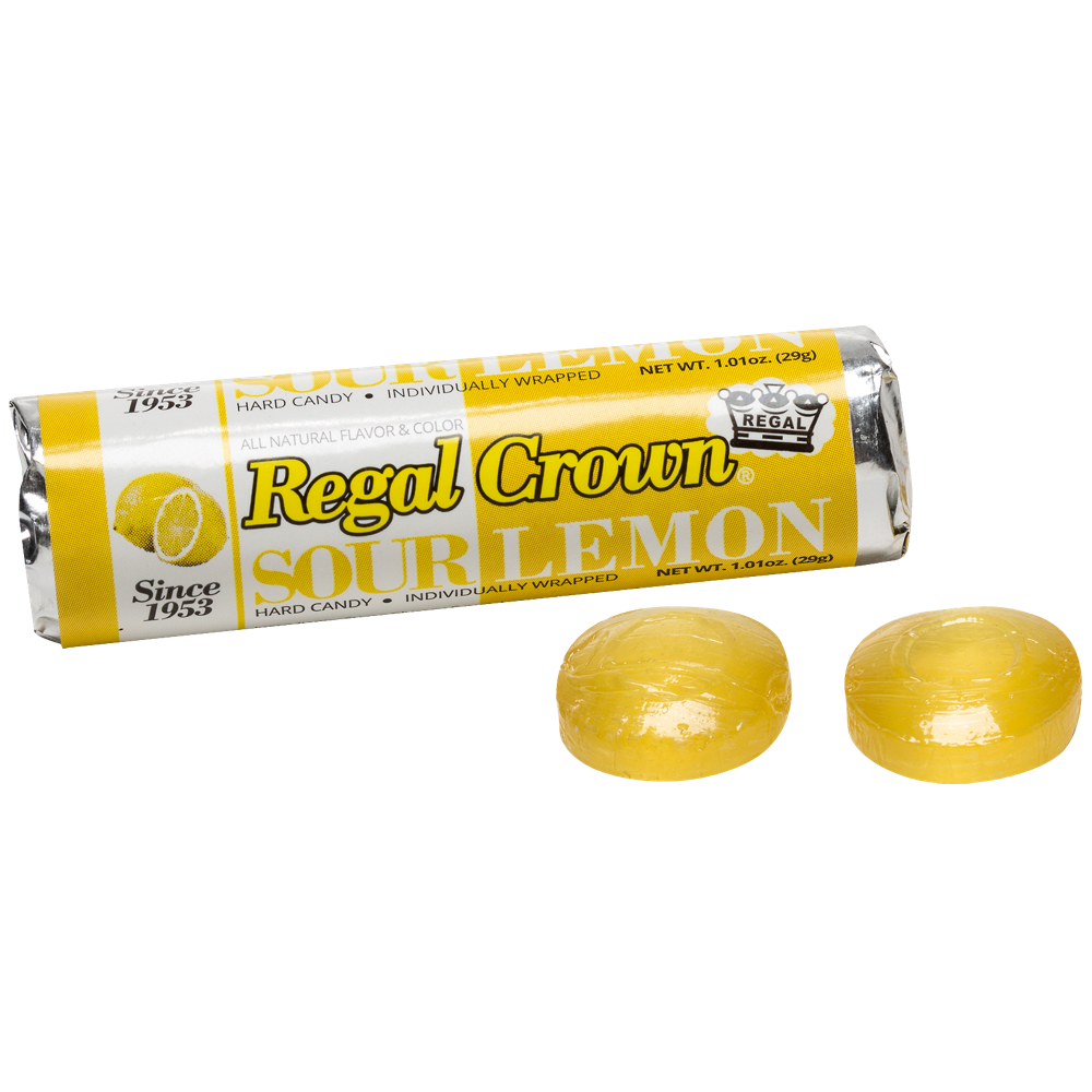 Reeds 4Pack Regal Crown Candy Rolls (1 oz) Sour Lemon
