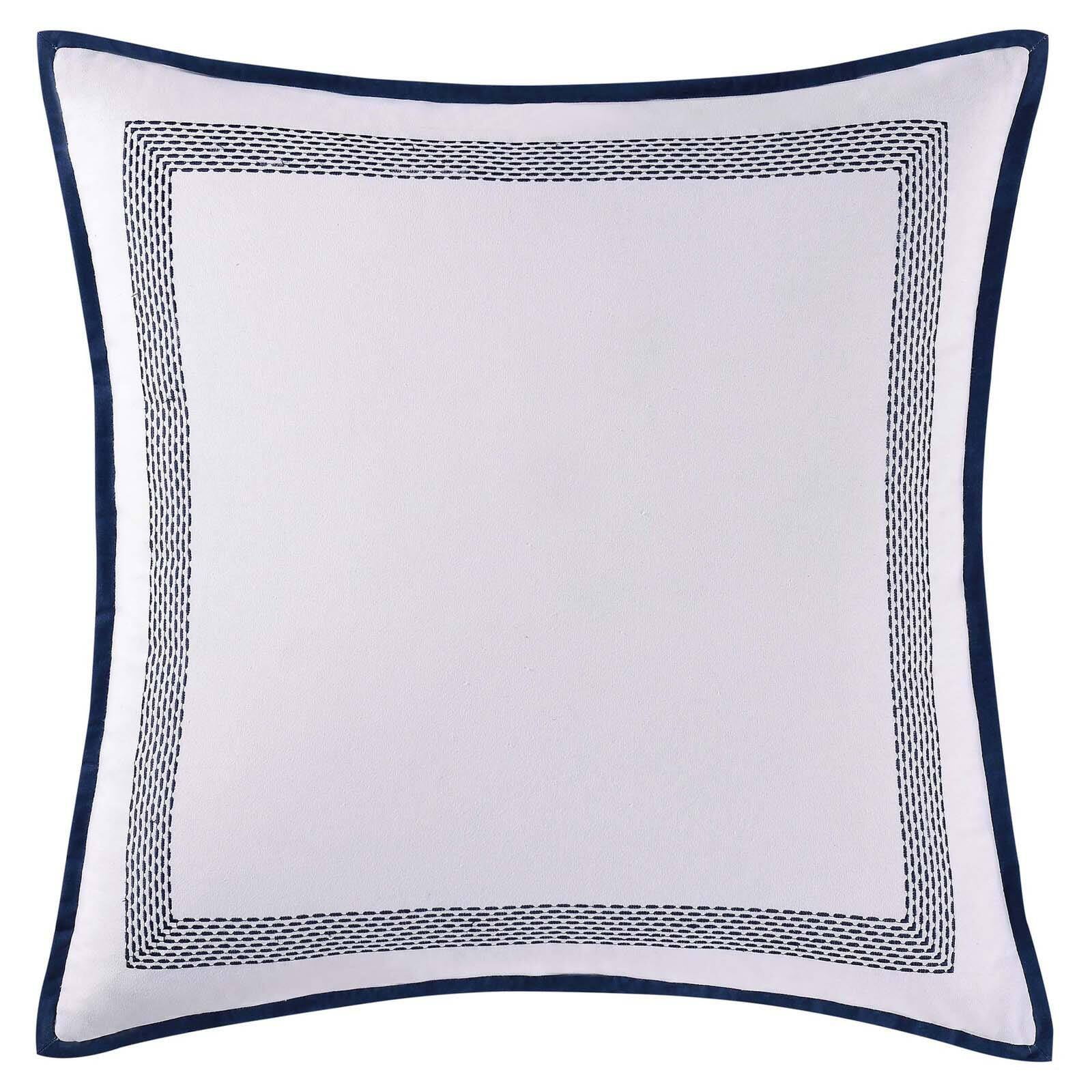 Reef Geometric Cotton Pillow Cover