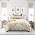 thumbnail image 1 of Reef Comforter & 2 Pillow Shams Set, Gold - Full & Double Size - 3 Piece, 1 of 1