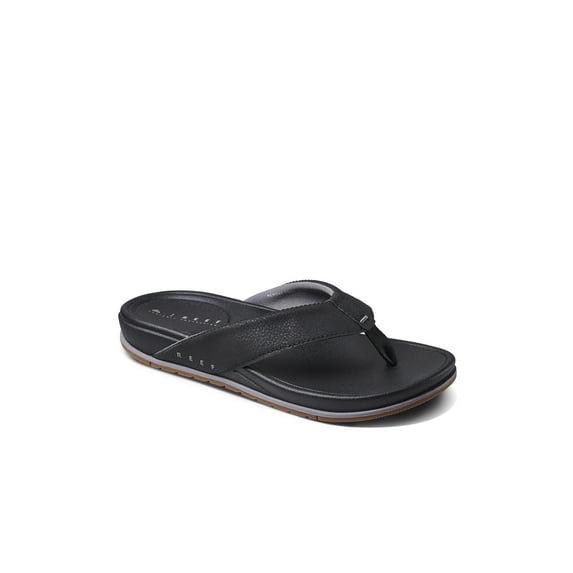 Reef Men's Cushion Bonzer Sandal, Black/Gum, 13