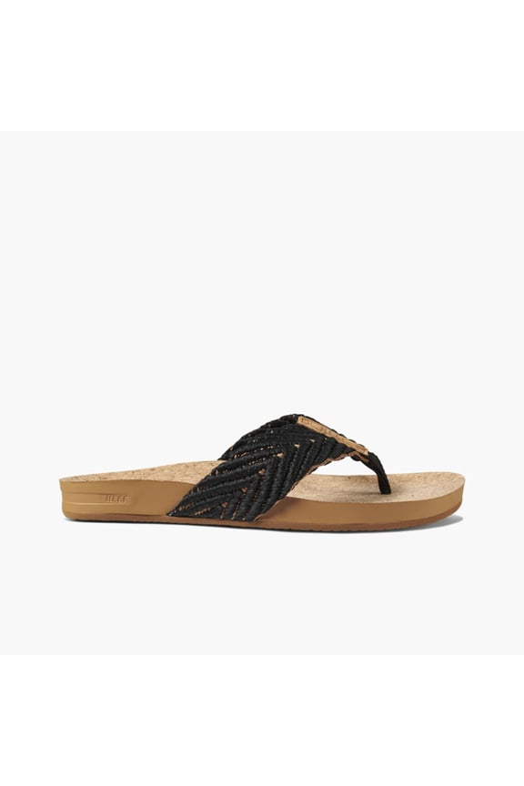 Cushion Strand Women's Flip Flops / Sandals (Shoes) in Black