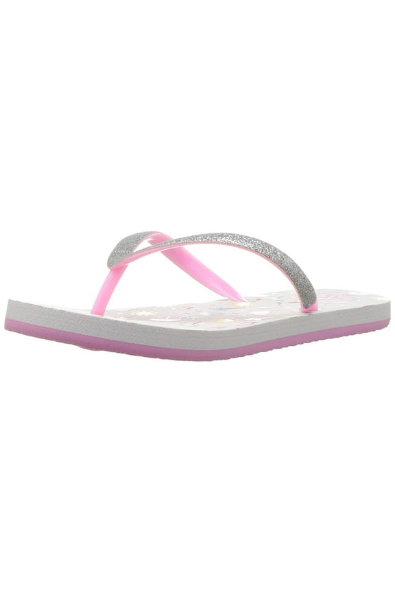 Girls' Little Stargazer Prints Sandal, Pink Beach, 7/8 M US Toddler