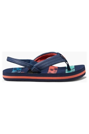 Little Ahi Navy Palms Stripe RF002345NPS Toddler Size 9