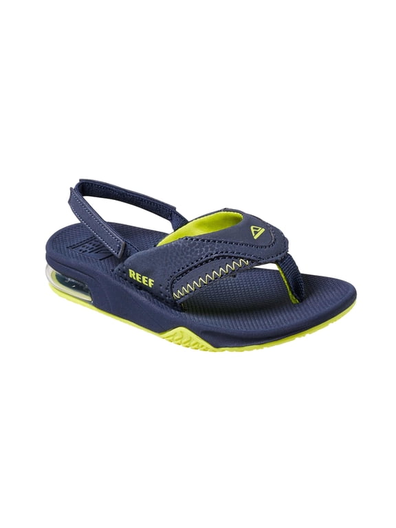 Little Fanning Lime / Navy CJ4180 Toddler Size 9