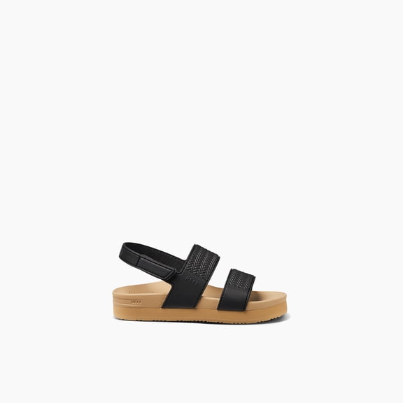 Reef Girl's' Little Water Vista In Black/Tan 12 M