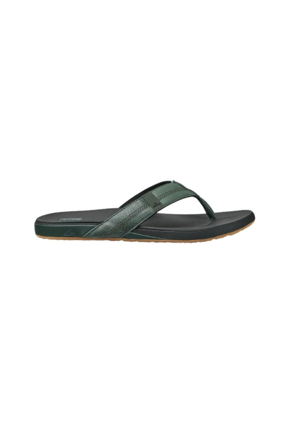 Reef Men’s Cushion Phantom Flip-Flop – Geo Olive, Comfortable, Waterproof & Non-Slip Beach Sandals