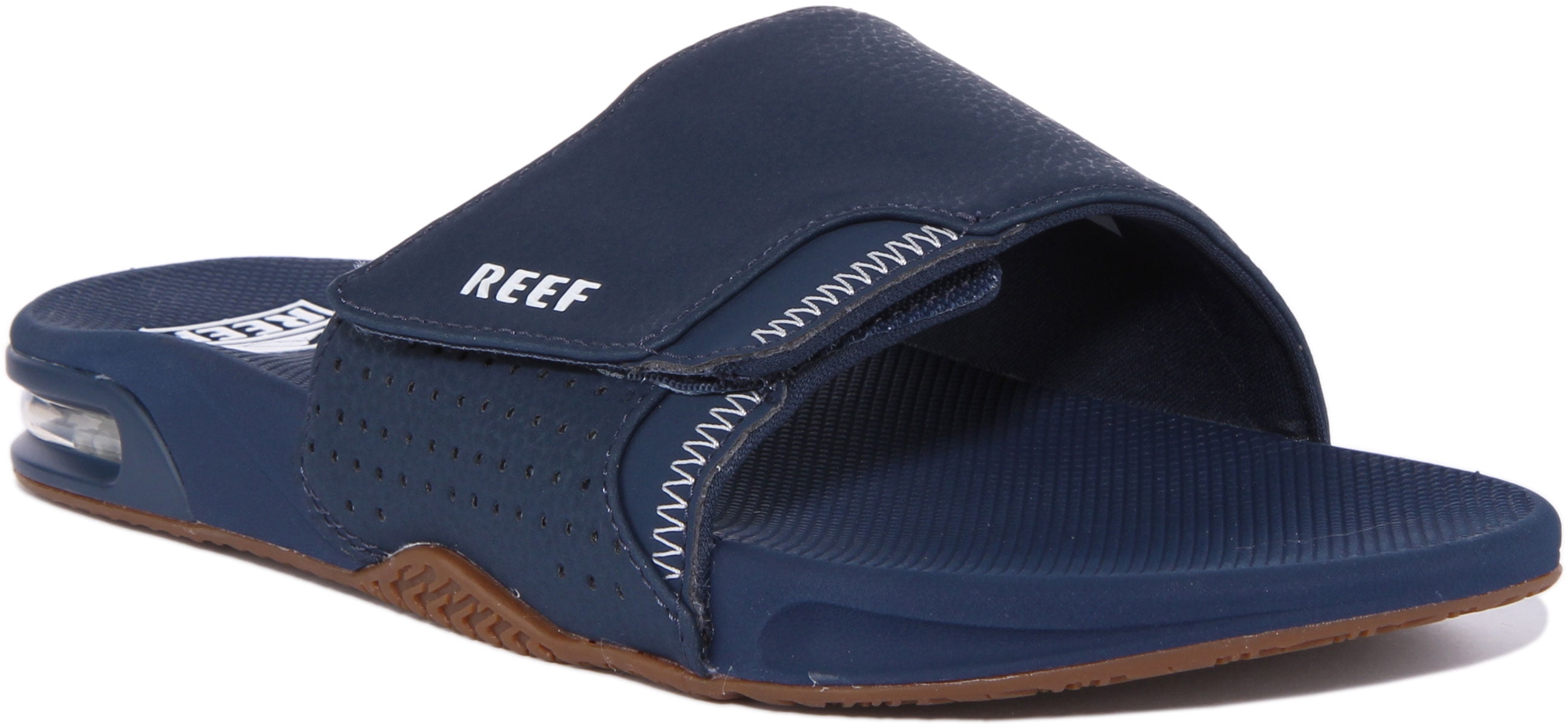 Reef Men's Fanning Slide Blue , 12 M US - Walmart.com