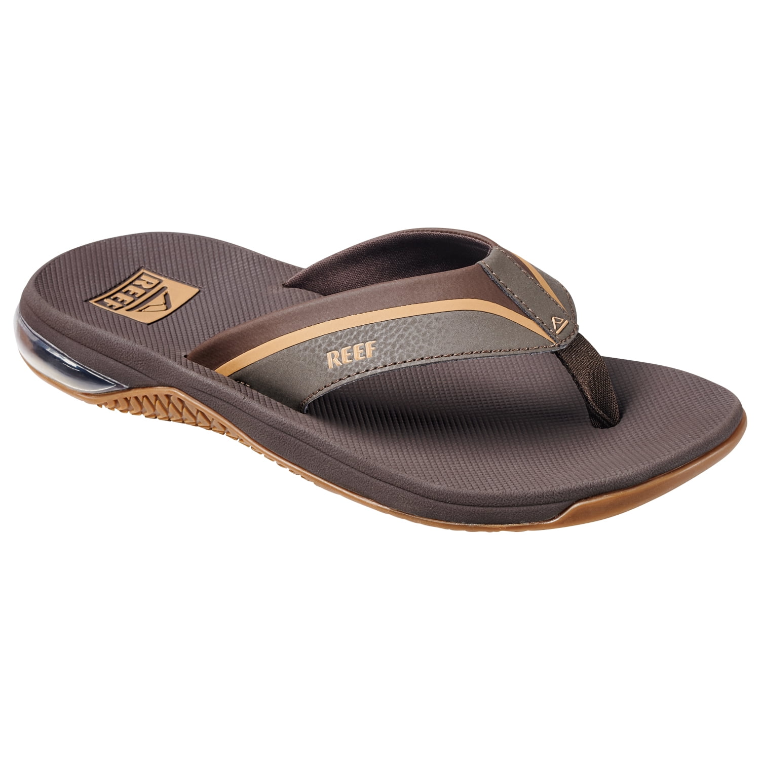 Reef Men's Sandals Anchor, Brown/Gum, 12 - Walmart.com