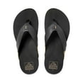 thumbnail image 1 of Reef Men's Sandals Newport Flip Flops, Black, 13, 1 of 3